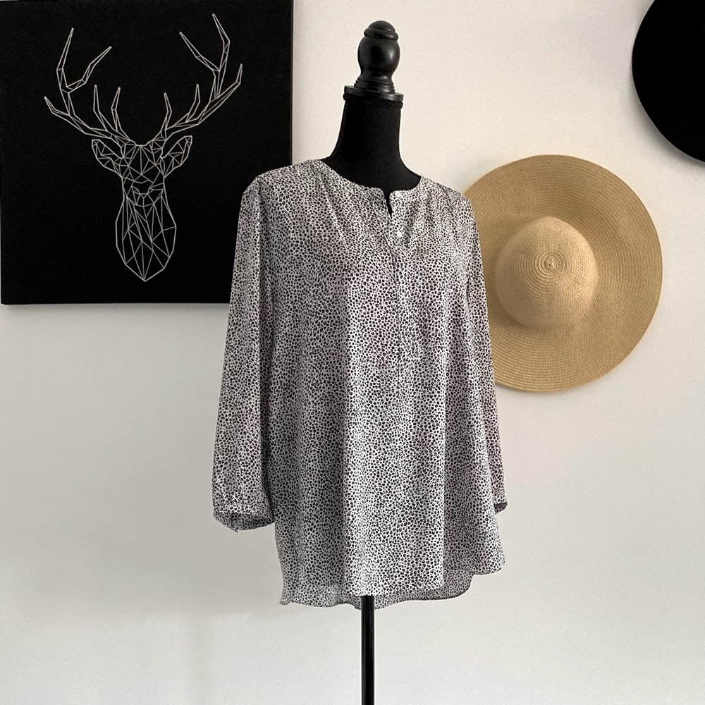 NWT Leopard Print Blouse